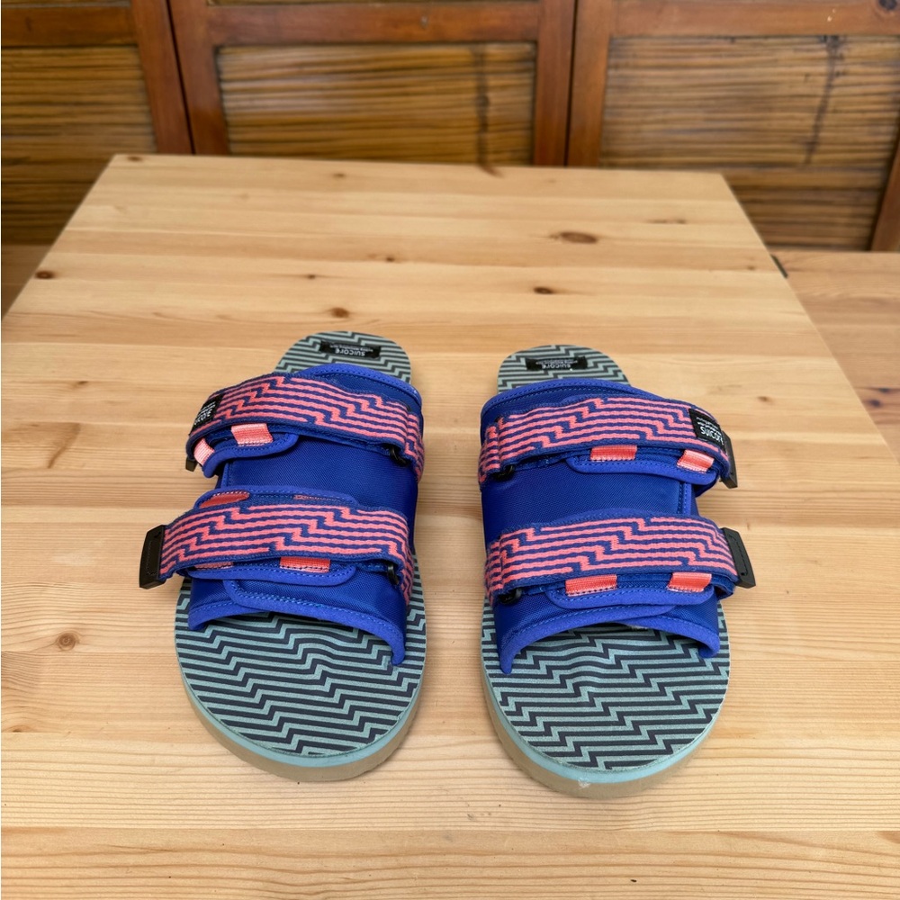 (NWOT) SUICOKE - Blue & Orange MOTO-JC01 Sandals - Size 11 - Picture 7 of 11